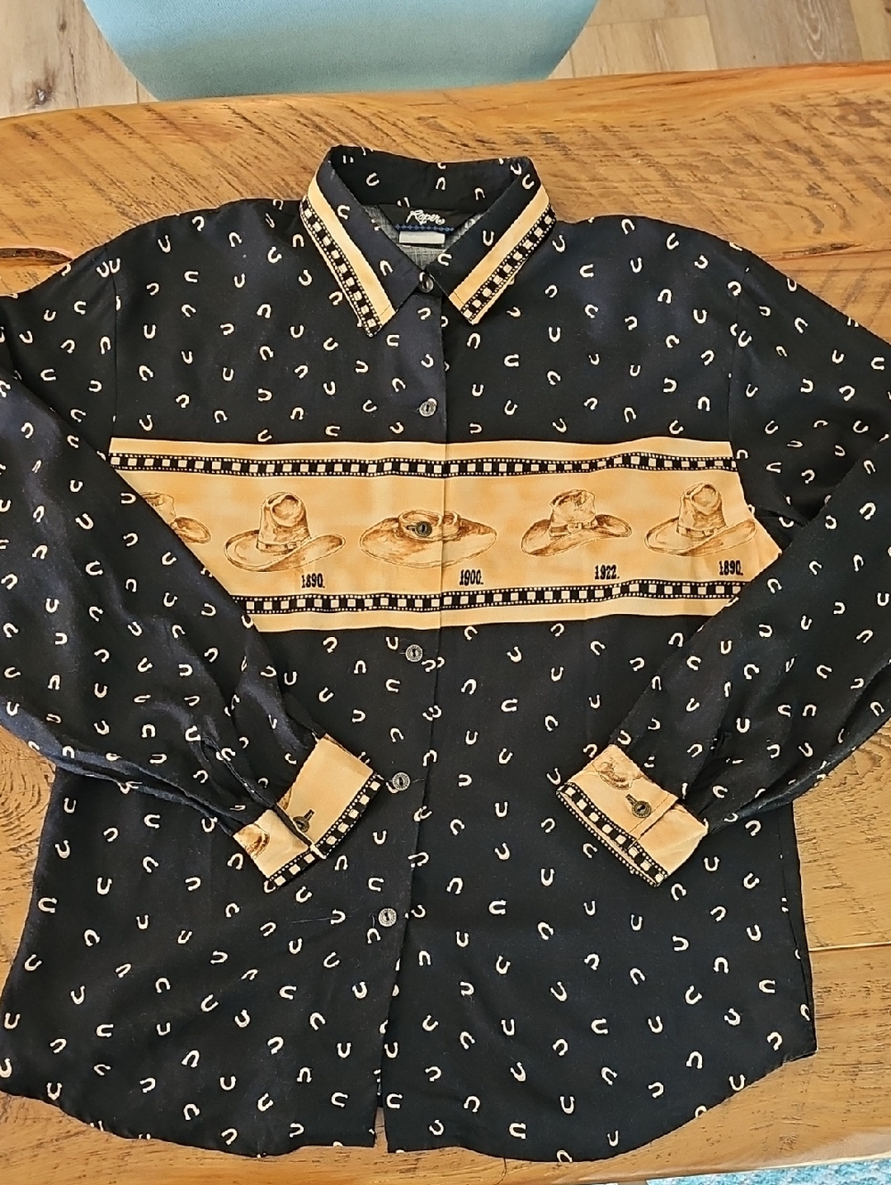 Vintage Ladies Roper Button Down - Picture 9 of 9